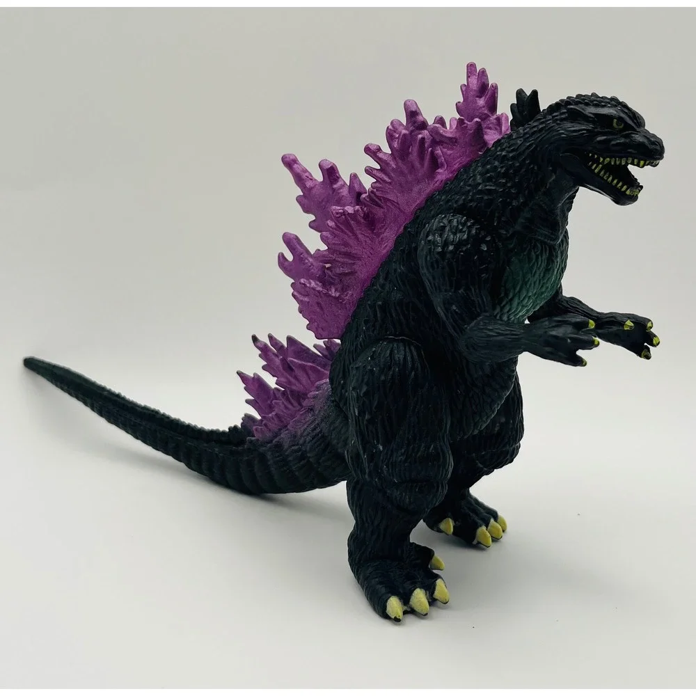 Godzilla 2000 Millennium Action Figure Purple Fins Black Vinyl Kaiju Toho 6